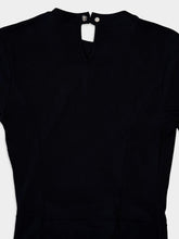 Rabanne Black Pleated Midi Dress