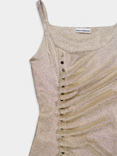 Rabanne Sleeveless Draped Mini Dress