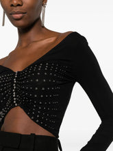Rabanne Stud-Embellished Cropped Top