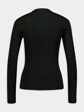 Rabanne Stud-Embellished Draped Knitted Top