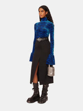 Rabanne Studded-Belt Midi Skirt