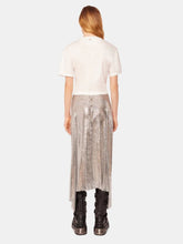 Rabanne White Jersey Tee with Ring Detail