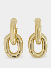 RabanneXL Link Double Hoops Earrings at Fashion Clinic | PDP - Fashion Clinic