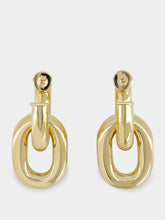 RabanneXL Link Double Hoops Earrings at Fashion Clinic | PDP - Fashion Clinic