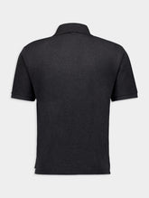 Saint Laurent Cassandre Embroidered-Logo Polo Shirt