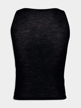 Saint Laurent Cassandre Wool Tank Top