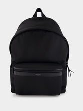 Saint Laurent City Leather-Trimmed Backpack
