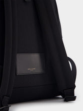 Saint Laurent City Leather-Trimmed Backpack