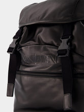 Saint Laurent Embossed Logo Leather Backpack