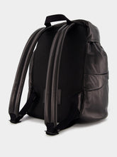 Saint Laurent Embossed Logo Leather Backpack