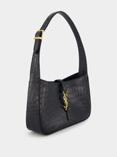 Saint Laurent Le 5 À 7 Crocodile-Effect Shoulder Bag