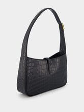 Saint Laurent Le 5 À 7 Crocodile-Effect Shoulder Bag