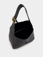 Saint Laurent Le 5 À 7 Small Supple Monogram-Plaque Bag In Grained Leather