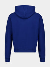 Saint Laurent Logo-Embroidered Cotton Hoodie