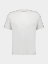 Saint Laurent Logo-Embroidered Cotton T-Shirt