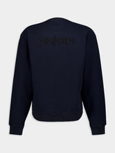 Saint Laurent Logo-Embroidered Sweatshirt