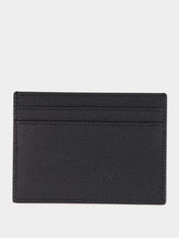 Saint Laurent Logo Plaque Leather Card Holder