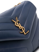 Saint Laurent Loulou Navy Small Shoulder Bag