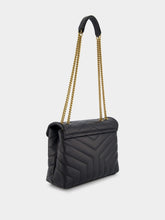 Saint Laurent Loulou Black Small Shoulder Bag