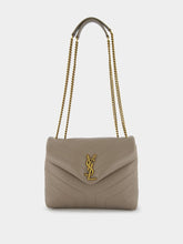 Saint Laurent Loulou Brown Small Shoulder Bag