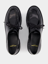 Saint Laurent Malo Laced Leather Derbies