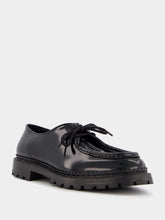 Saint Laurent Malo Laced Leather Derbies