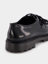 Saint Laurent Malo Laced Leather Derbies