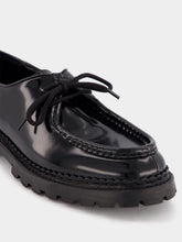 Saint Laurent Malo Laced Leather Derbies