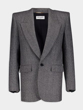 Saint Laurent Prince Of Wales Flannel Jacket