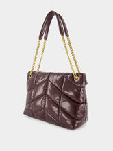 Saint Laurent Puffer Crinkled Medium Leather