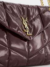 Saint Laurent Puffer Crinkled Medium Leather