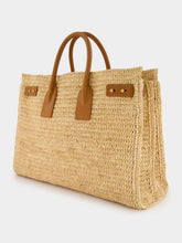 Saint Laurent Raffia Leather Bag