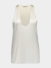 Saint Laurent Silk Satin Crepe Tank Top