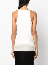 Saint Laurent Silk Satin Crepe Tank Top