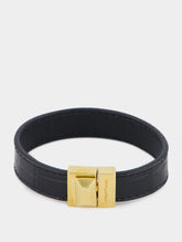 Saint Laurent Stud Leather Bracelet