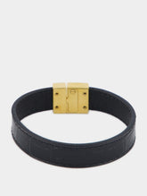 Saint Laurent Stud Leather Bracelet