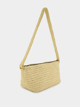 Saint Laurent Woven Raffia Shoulder Bag