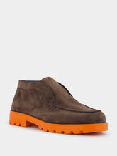 Santoni Almond-Toe Desert Boots