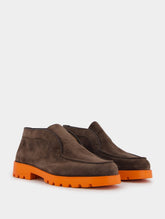 Santoni Almond-Toe Desert Boots