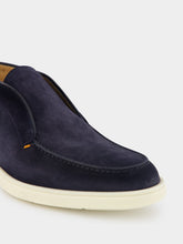 Santoni Almond-Toe Suede Boots