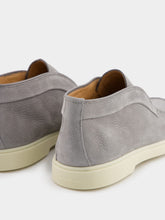 Santoni Grey Desert Leather Boots