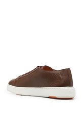 Santoni Leather Sneakers