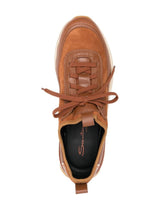 Santoni Leather Sneakers