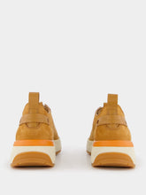 Santoni Panelled Grained Leather Sneakers