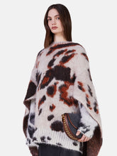 Stella McCartney Appaloosa Pony Jacquard Knit Cape Jumper