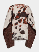 Stella McCartney Appaloosa Pony Jacquard Knit Cape Jumper
