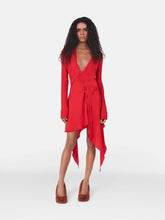 Stella McCartney Asymmetric Seam Cut-Out Dress