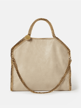 Stella McCartney Falabella Fold-Over Cream Tote Bag