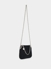Stella McCartney Falabella Mini Crystal-Embellished Satin And Mesh Shoulder Bag