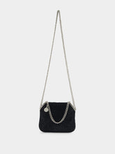Stella McCartney Falabella Mini Crystal-Embellished Satin And Mesh Shoulder Bag